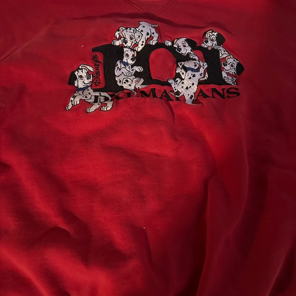 Vintage 101 Dalmatians crew neck